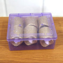 Christmas Premium Glitter LED Tealight Candles (6 Pc Set)