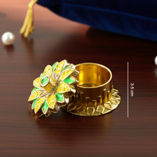 Decorative Kankavati Kumkum Storage Set (10 Pc Set, Mix Design)