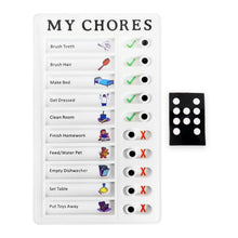 Portable Chores Note Board (20×12 cm, Mix Color)