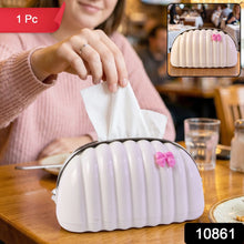 Pink Bow Decorative Tissue Box Cover