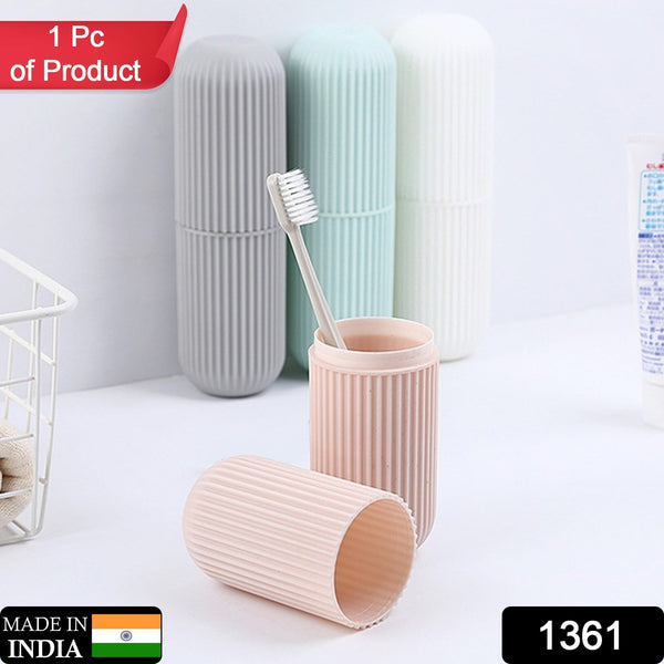 Portable capsule travel bottle