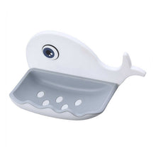 Fish-shaped soap bar holder, double-layer, wall rack