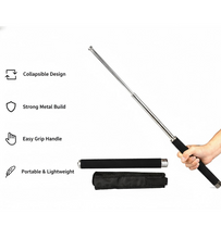  Multi-Function Collapsible Self Defense Stick - comparison shot