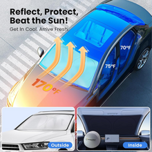  Foldable Car Windshield Sunshade for Heat Protection - main product shot