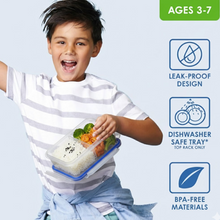 Multipurpose Air Tight 4 Side Lock Food Grade Lunch Box With Small Square Container