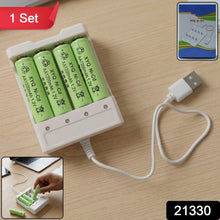 USB powered battery charger set