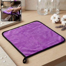 Purple Microfiber Cleaning Cloth