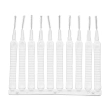Anti-clogging shower head cleaning brushes