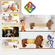 Fun lion slinky toy