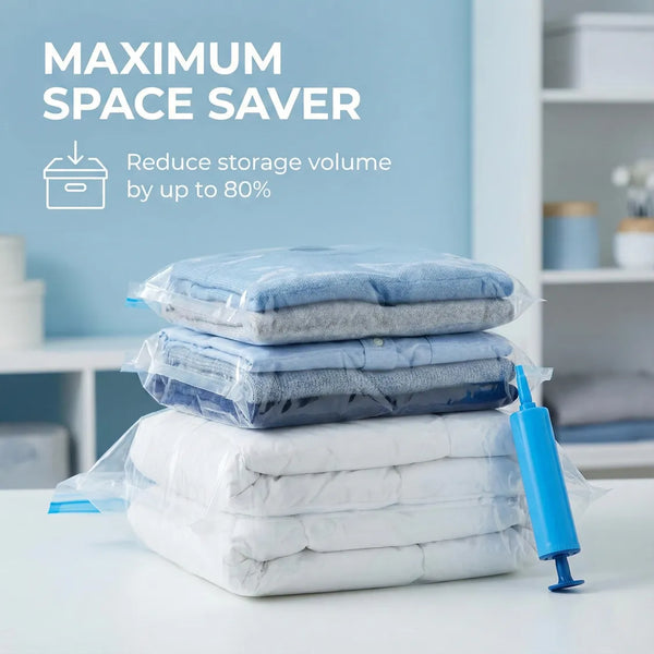  Vacuum Storage Compression Bags 5 Pcs - lifestyle