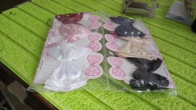 Hair Bow Knot Clip Suitable For Girls (1 Pc / Multicolour), Hair accessories