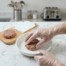 Disposable Small Plastic Gloves, for Kitchen, Food Handling, and Cleaning Tasks (100 Pc)
