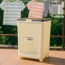  Large Foldable Laundry Basket Wheels - main