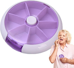 Cute 7-Day Pill Box Dispenser – Portable 7-Grid Medicine Organizer (1 Pc)
