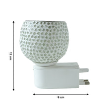 Premium Kapoor Dani Plug-In Star Cut Glass Aroma Diffuser Night Lamp (1 Pc)