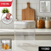 Transparent storage box with lock seal