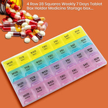 Weekly Pill Case 28-Slot Medicine Organizer