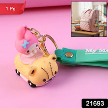 Adorable cartoon key ring charm