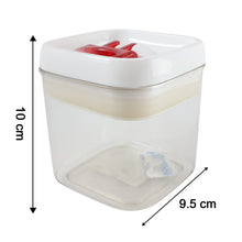 Lockable red-lid storage container for daily use