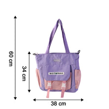 Trendy Multi-Pocket Shoulder Tote Sling Bag for Women & Girls (1 Pc)