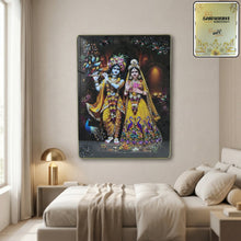 Premium Radha Krishna Decorative Wall Frame (1 Pc, 60x45 Cm)