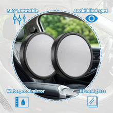 360 Degree Adjustable Car Blind Spot Mirror (2 Pc)
