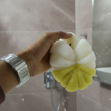 Dual Color Soft Mesh Bath Loofah Body Scrubber (1 Pc)