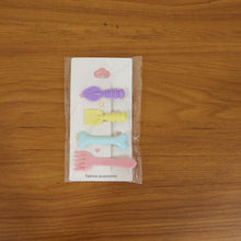 Cute Cartoon Food Shape Hair Clips Set (4 Pc)