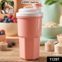 flip lid shaker bottle