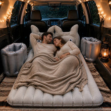 Car Air Mattress Bed Set with Inflatable Cushions and Pump -1 Set (Mix Design)