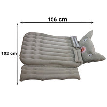 Portable Car Air Mattress Set with Pig Pillow and Cushions for Travel Comfort (1 Set)