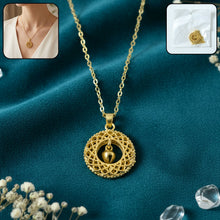Stylish Fancy Golden Necklace with Intricate Design (1 Pc)