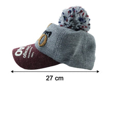 Trendy Winter Baseball Style Woolen Cap (1 Pc)