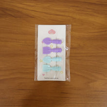 Cute Spoon & Spatula Shape Decorative Hair Clip Set (4 Pc)