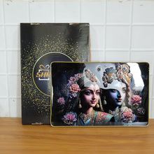 Premium Decorative Radha Krishna Wall Painting Frame 45x30 Cm (1 Pc)