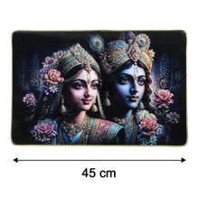 Premium Decorative Radha Krishna Wall Painting Frame 45x30 Cm (1 Pc)
