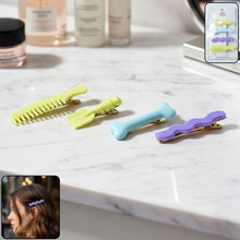 Decorative alligator hair clips set for girls
