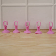 Silicone Door Stopper Suction Door Holder Anti Collision Door Handle Stopper (5 Pc)