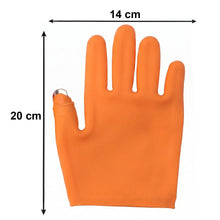 Silicone Gloves with Thumb Knife Finger Protector (1 Pair)