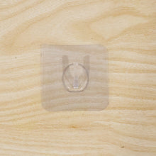Transparent Square Self Adhesive Wall Utility Hook (1 Pc)