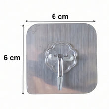Transparent Heavy Duty Self Adhesive Wall Hook (1 Pc)