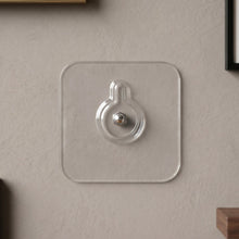 Round Transparent Self Adhesive Utility Wall Hook (1 Pc)