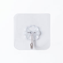 Adhesive Transparent Floral Wall Hook 
