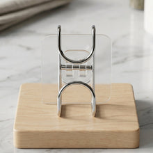 Transparent Double Loop Adhesive Wall Holder Hook (1 Pc)
