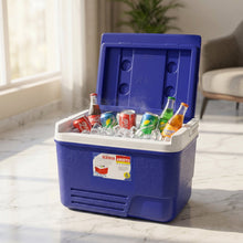 Portable Insulated Ice Cooler Box with Carry Handle (1 Pc, Blue / 6Ltr)