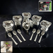 Premium 6-piece stainless steel ice cream cups