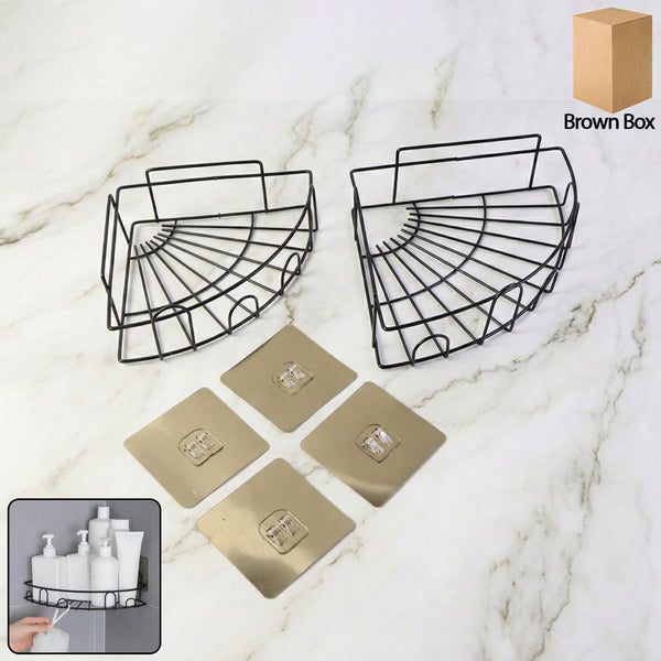 2 Pc Shower Caddy Corner for holding and storing various household stuffs and items etc.