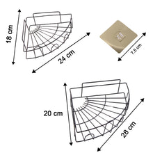2 Pc Shower Caddy Corner for holding and storing various household stuffs and items etc.