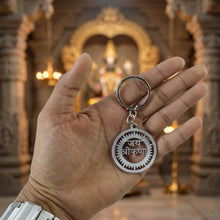 krishna devotional keychain charm
