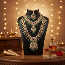 Black necklace display stand with necklace India